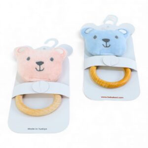 Baby Bear Rattle (pink,blue)