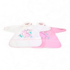 Kids Bib/activity Apron (white,pink)
