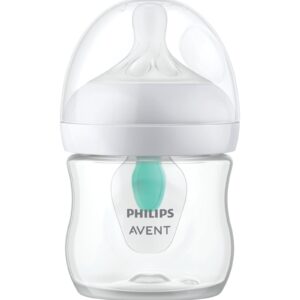 Avent Natural Bottle with AirFree Vent 0M+ 125ml - Flow 2 Teat