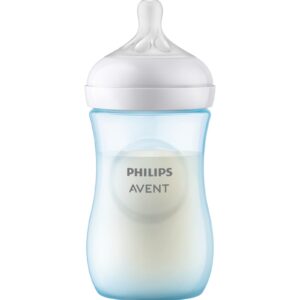 Avent Natural Bottle 1M+ 260ml - Blue - Flow 3 Teat