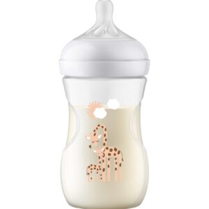 Avent Natural Bottle 1M+ 260ml - Giraf - Flow 3 Teat