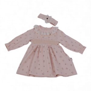 Newborn Girls Dress 2 Pcs