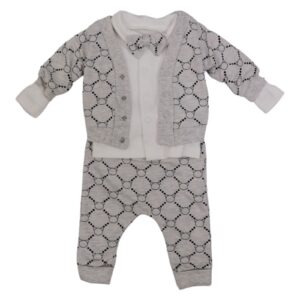 Newborn Boys Outwear Set-3 Pcs