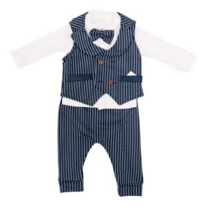 Newborn Boys Outwear Suit-4 Pcs