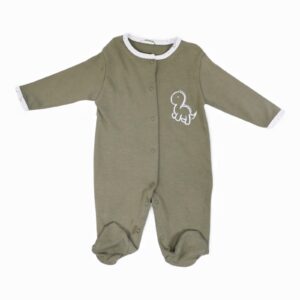 Newborn Boys Bodysuit (olive Green)