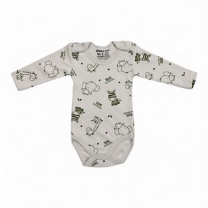 Newborn Cotton Long Sleeve Unisex Bodysuit,