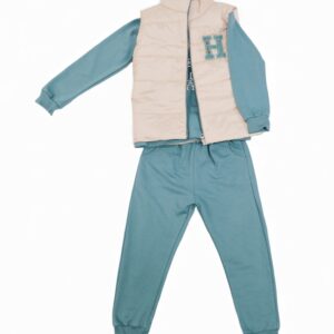 Kids 3pcs Set (top-pants-vest)