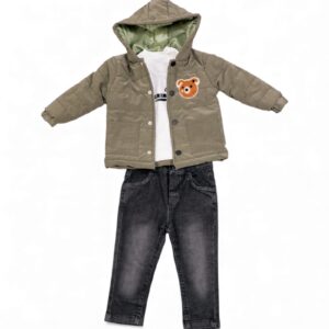Boys Outwear 3pcs Jacket Set