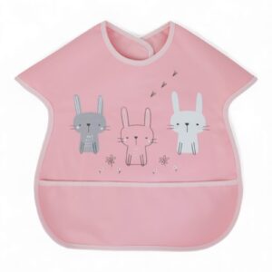 Stain Resistant Bib (pink,blue)