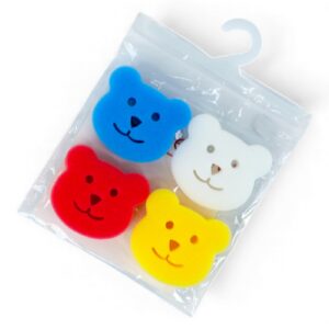 Teddy Bear Bath Sponge- 4 Pcs