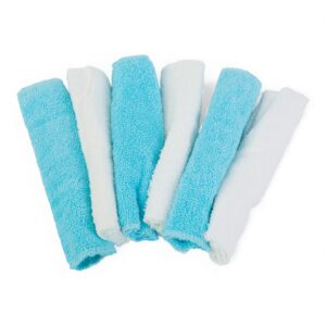 Newborn Baby Cotton Handkerchief-6 Pcs (blue,pink)