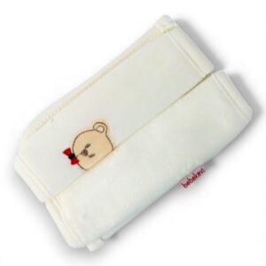 Seat Belt Protector-white