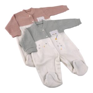 Newborn Velvet Bodysuit