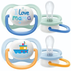 Avent Soother Ultra Air Happy 0-6M-boy- Pack of 2